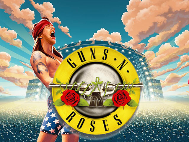 Slot machine with a musical theme Guns N’ Roses