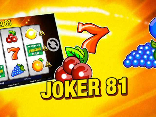 Retro slot machine Joker 81