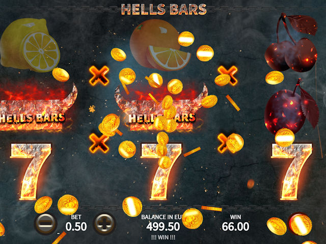 Fruit slot machine Hell Bars