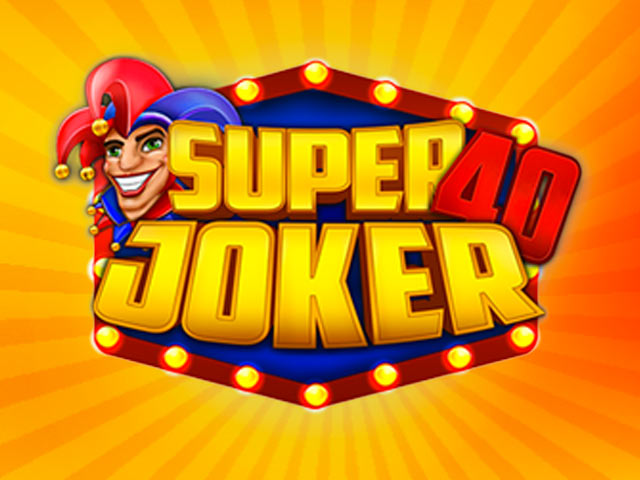 Retro slot machine Super Joker 40